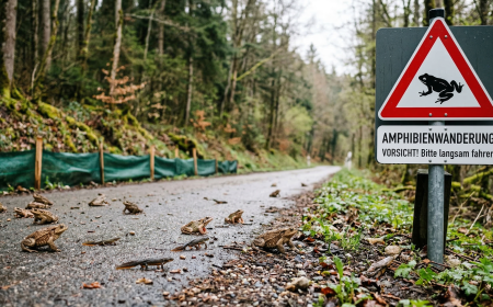 Frösche, Kröten und Molche werden wieder aktiv