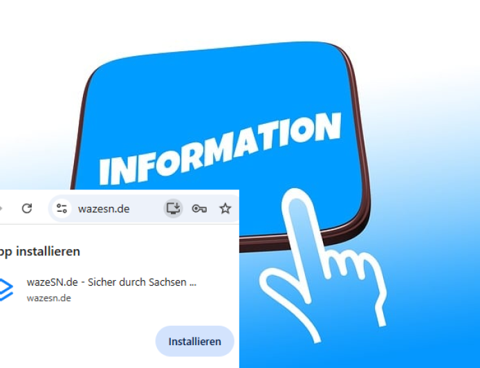 wazeSN.de als Desktop- und Handy-App installieren!