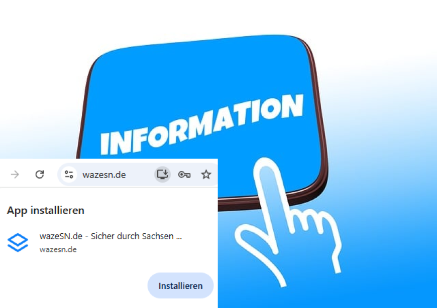 wazeSN.de als Desktop- und Handy-App installieren!